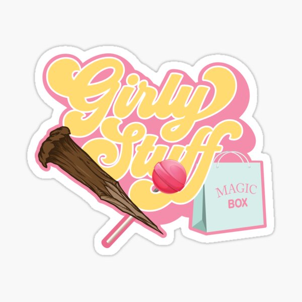 Girly Stuff Stickers for Sale