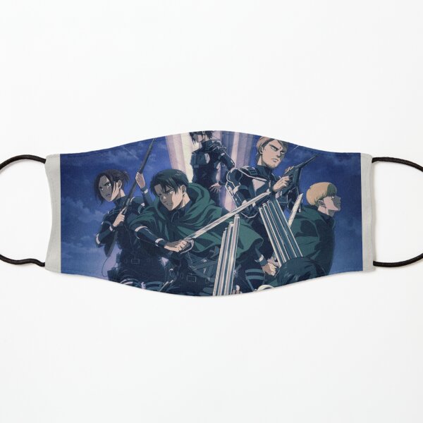 Póster polaroid Shingeki No Kyojin Mascarilla para niños