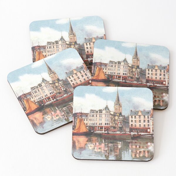 Item preview, Vintage Illustration of King William's Dock, Dundee designed and sold by yourscotland.