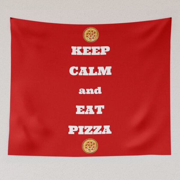 Item preview, Keep Calm And Eat Pizza designed and sold by Pawn Shop JB.
