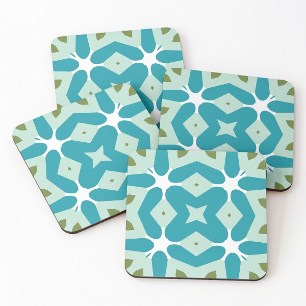 Item preview, Modern Star Flower Pattern Artwork 04 Color 01 designed and sold by Stefanie Boike.