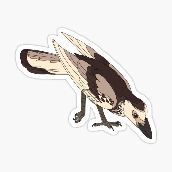 Item preview, Simplistic pied Raven  designed and sold by DragonArtist15.