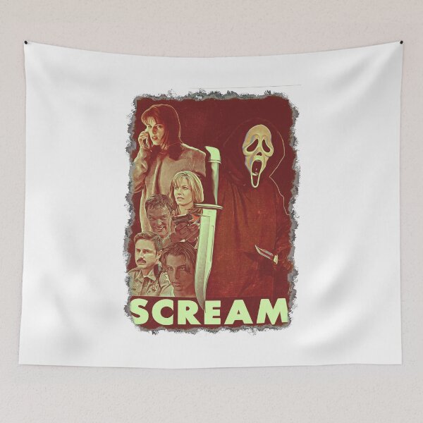 Item preview, Scream Knife Collage Horror Halloween New How Scary Wake Up Slasher Sweat Funny designed and sold by ScreamHalloween.