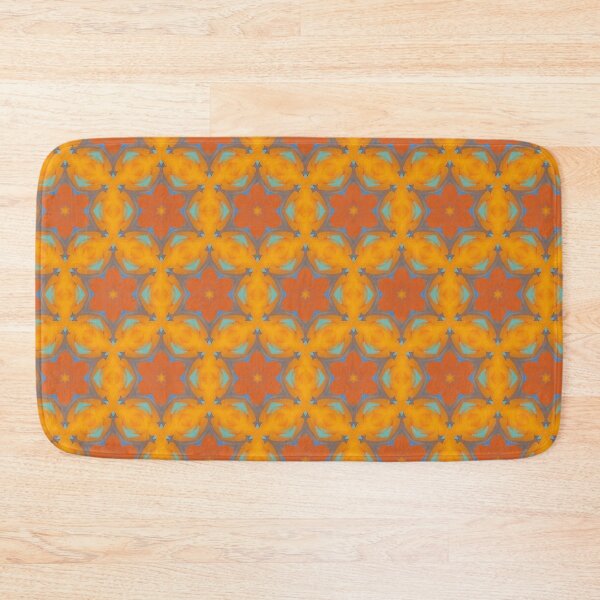 Item preview, Bright Streaky Paint Geometric Design in Yellow, Orange, Teal, and Blue  designed and sold by cozycaroline.