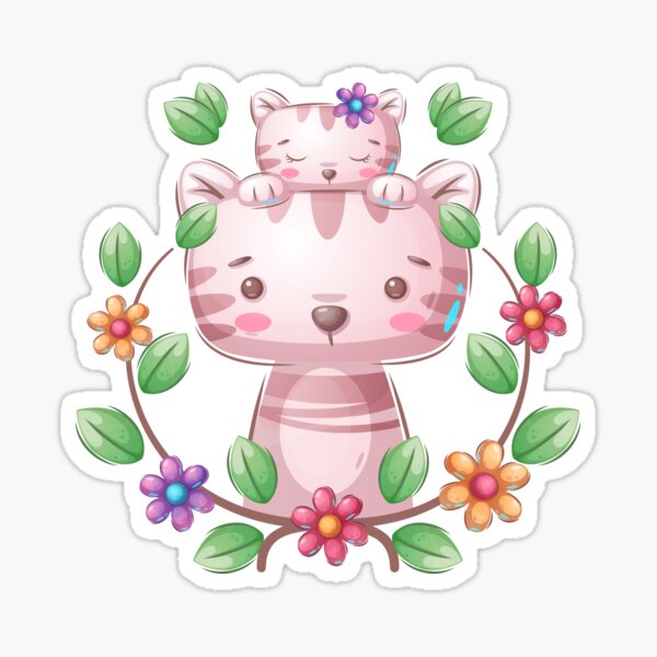 Cute Cat PFP Sticker for Sale by thetechnopath