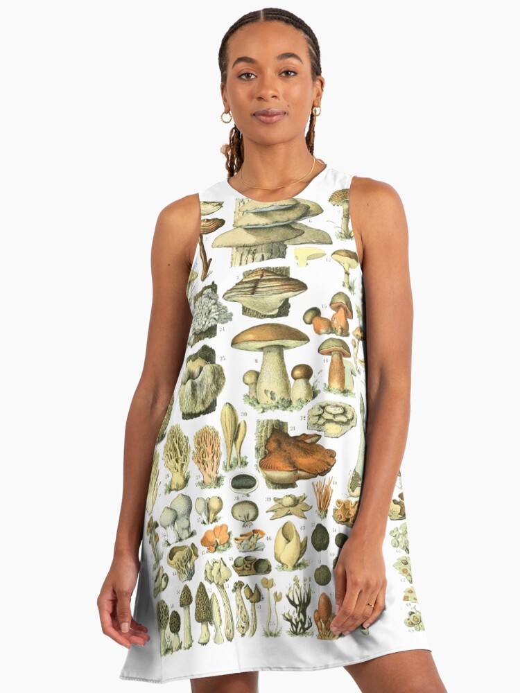 Mushroom Varieties for Fungi Mushroom Hunters" A-Line Dress for Sale by encyclo-art | Redbubble Mushroom Varieties for Fungi Mushroom Hunters" A-Line Dress for Sale by encyclo-art | Redbubble