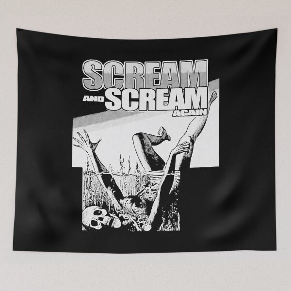 Item preview, Scream And Scream Again Horror Halloween New How Scary Wake Up Slasher Sweat Funny designed and sold by ScreamHalloween.