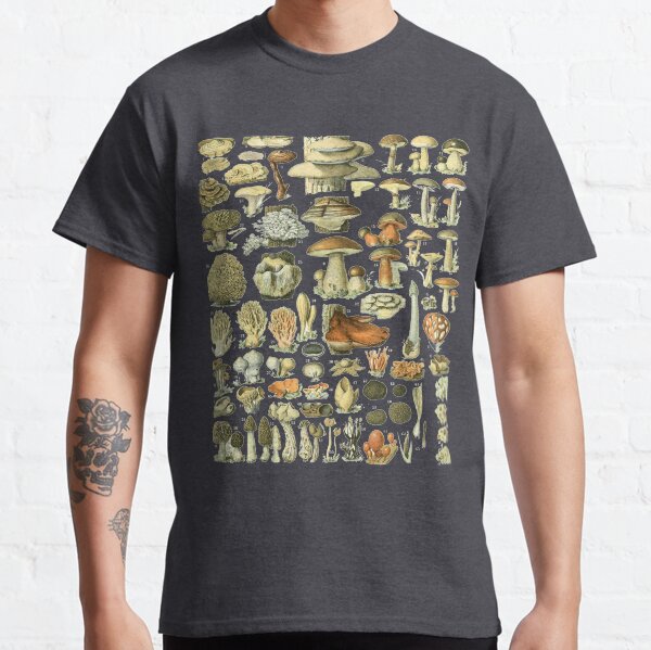 Mushroom Varieties for Fungi Mushroom Hunters Classic T-Shirt