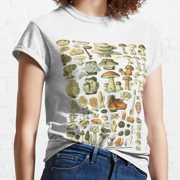 Mushroom Varieties for Fungi Mushroom Hunters Classic T-Shirt