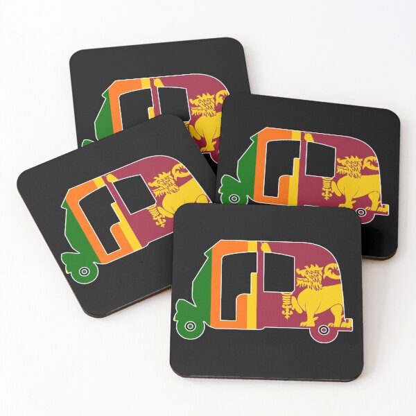 Item preview, Nice Sri lanka design of a tuk tuk with the sri lankan flag designed and sold by NobelFashion.