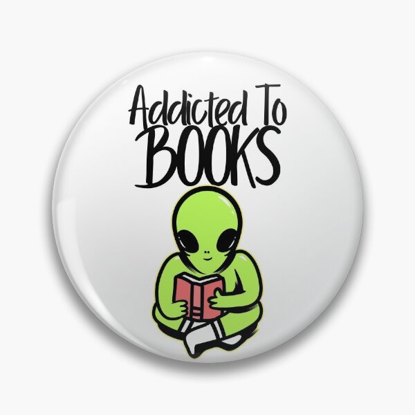 Item preview, ADDICTED TO BOOKS designed and sold by RetroPlaceee.