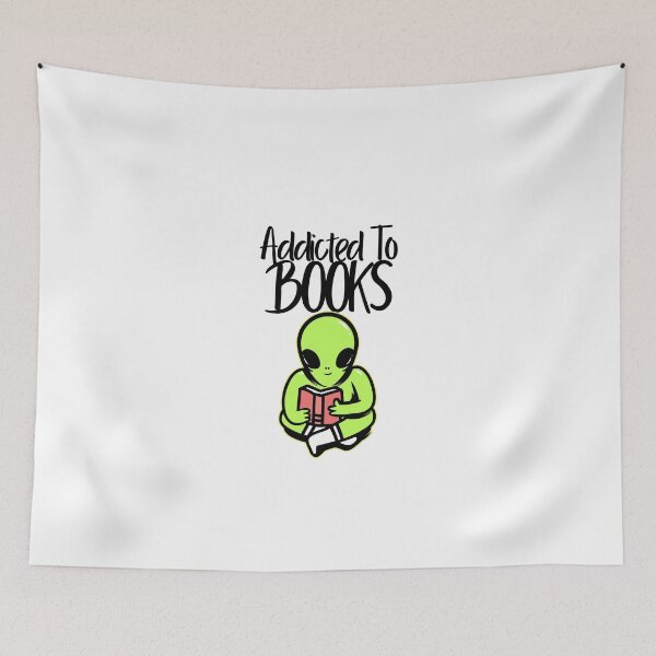 Item preview, ADDICTED TO BOOKS designed and sold by RetroPlaceee.