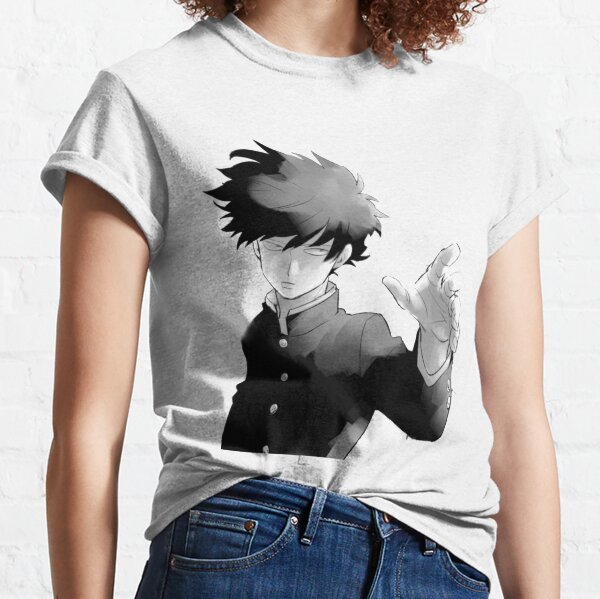 Shigeo Mobu Saiko anime Mob Psycho 100 Funny manga TShirt Men