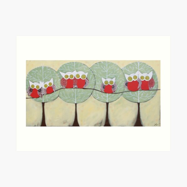 The Owl Trees Art Print