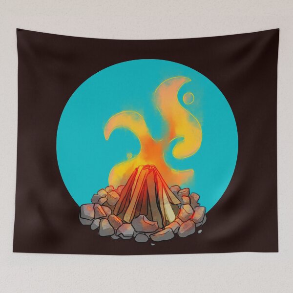 Item preview, Summer Campfire  designed and sold by froggyandbimbf.