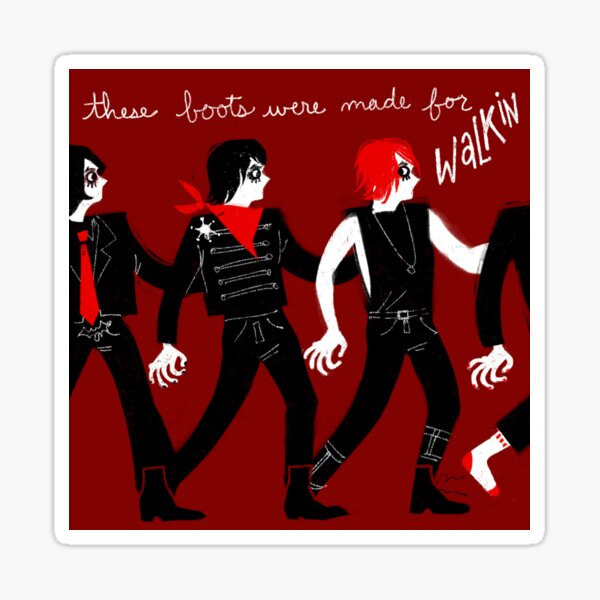 walk-all-over-you-sticker-by-mcraymance-redbubble