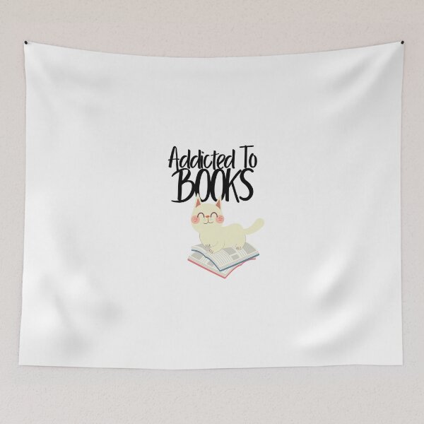 Item preview, ADDICTED TO BOOKS  designed and sold by RetroPlaceee.