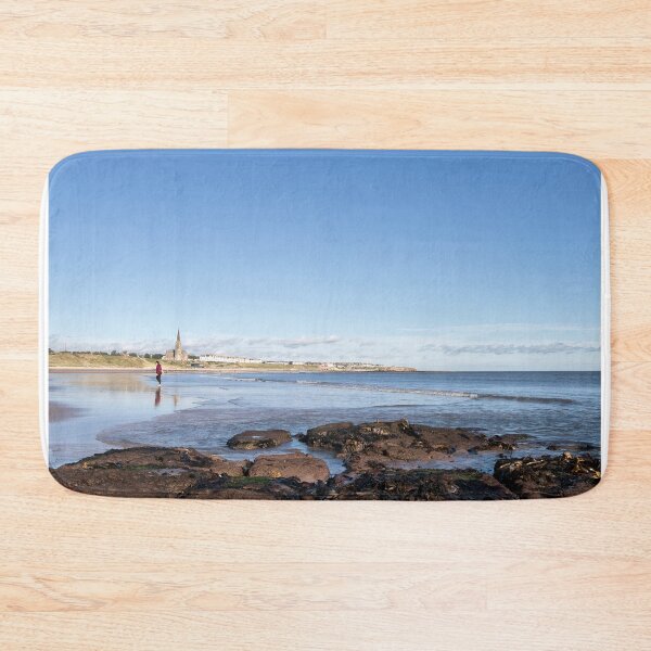 Item preview, Tynemouth Long Sands under a blue sky designed and sold by Violaman.
