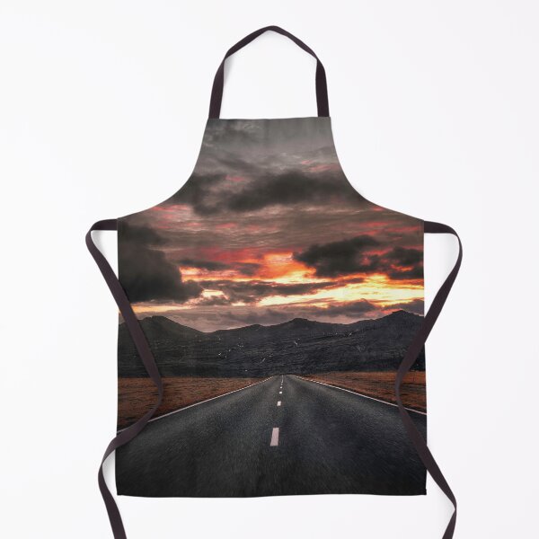 Item preview, Black Asphalt Road near Mountains under Cloud Sky designed and sold by vinit53.