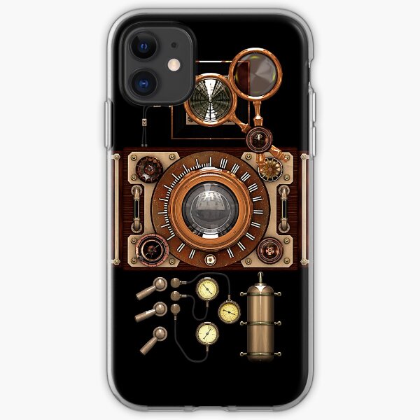 Vintage Steampunk Camera #2A Steampunk phone cases iPhone Soft Case