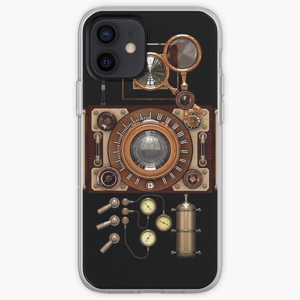 Vintage Steampunk Camera #2A Steampunk phone cases iPhone Soft Case