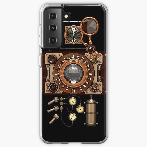 Vintage Steampunk Camera #2A Steampunk phone cases Samsung Galaxy Soft Case