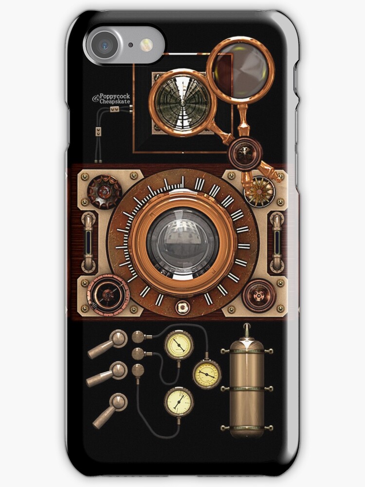 "Vintage Steampunk Camera #2A Steampunk phone cases" iPhone Cases