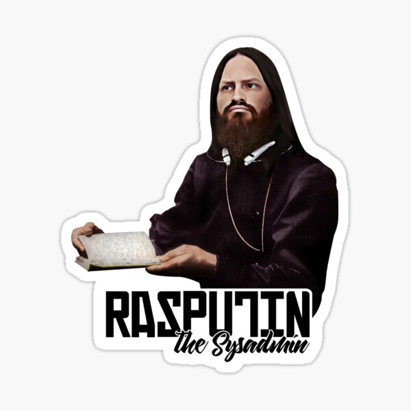 Rasputin the Sysadmin Sticker