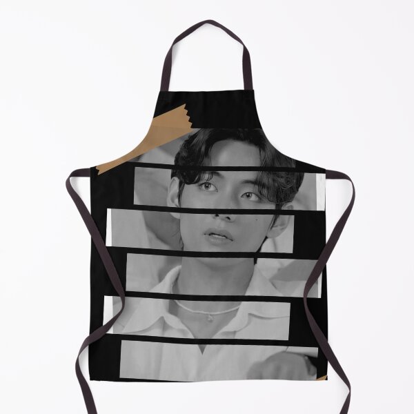 Item preview, Kim Taehyung BTS V Korean Kpop Monochrome Stripe Design designed and sold by Piosenka Art.