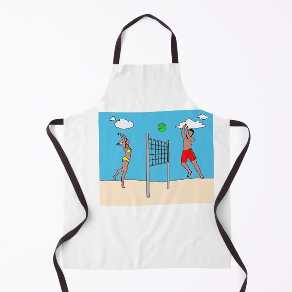 Item preview, Beach Volleyball On The Beach Training Fan designed and sold by flofin.