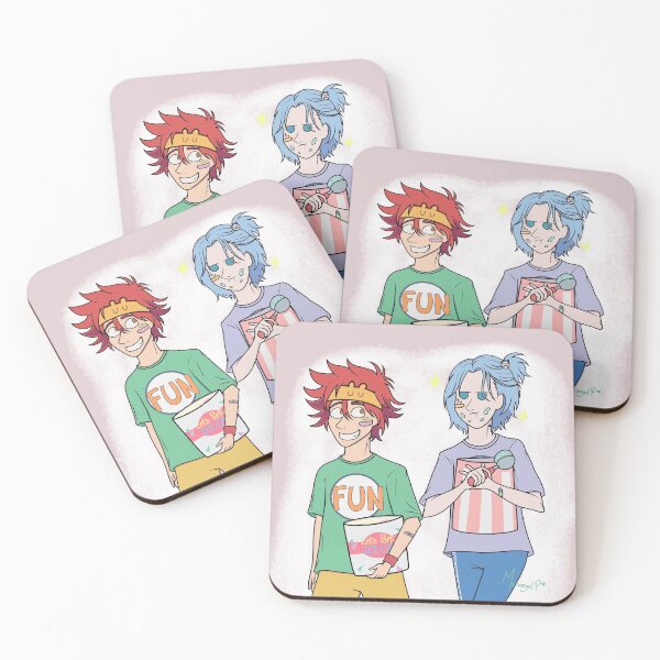 Item preview, Reki and Langa eating ice cream (Spoon 2Di Fanart) designed and sold by MariangelP.