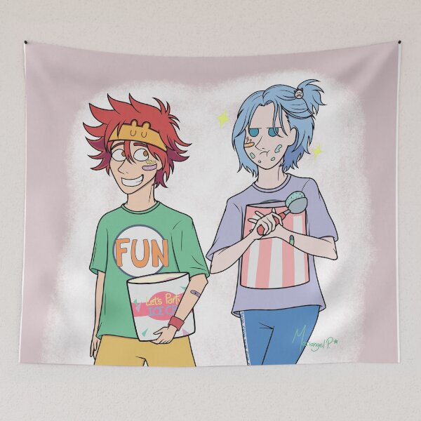Item preview, Reki and Langa eating ice cream (Spoon 2Di Fanart) designed and sold by MariangelP.