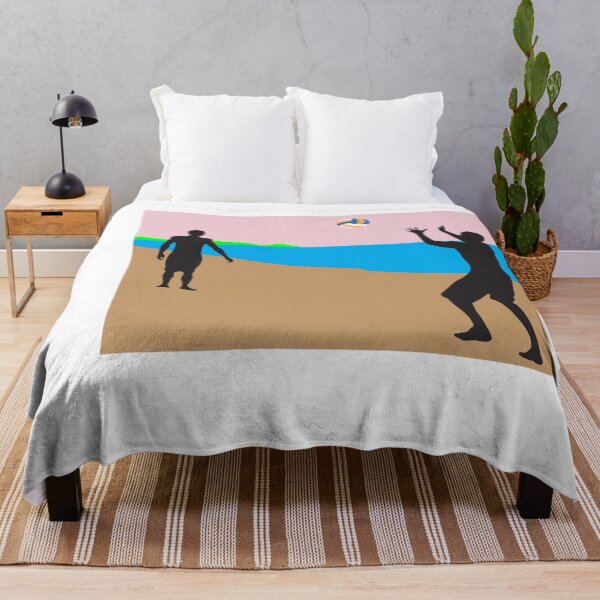 Item preview, Beach Volleyball On The Beach Training Fan designed and sold by flofin.