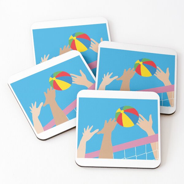Item preview, Beach Volleyball On The Beach Training Fan designed and sold by flofin.