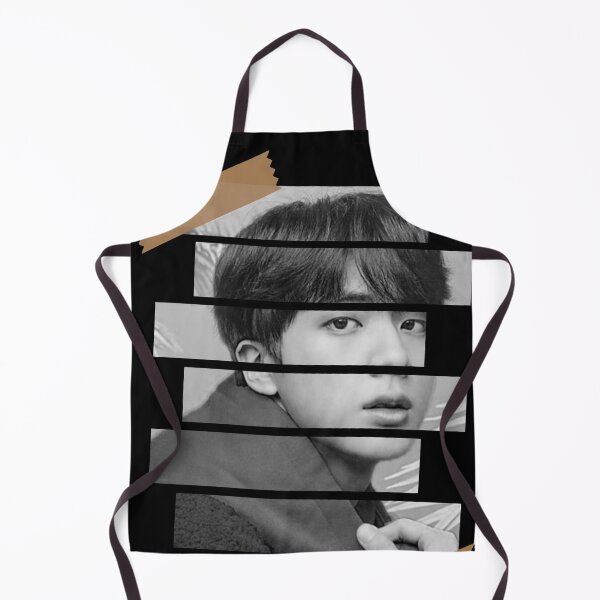 Item preview, Kim Seokjin BTS Jin Korean Kpop Monochrome Stripe Design designed and sold by Piosenka Art.