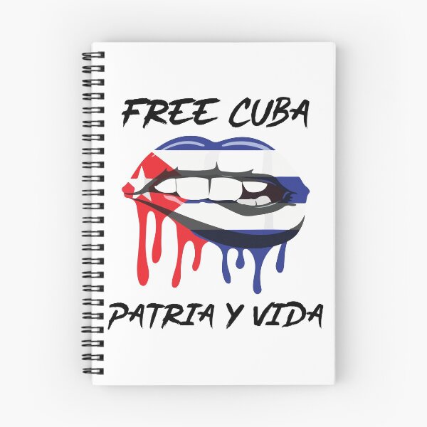 Item preview, Free Cuba Patria Y Vida SOS Cuba With Lips Cuban Flag designed and sold by designbychow.