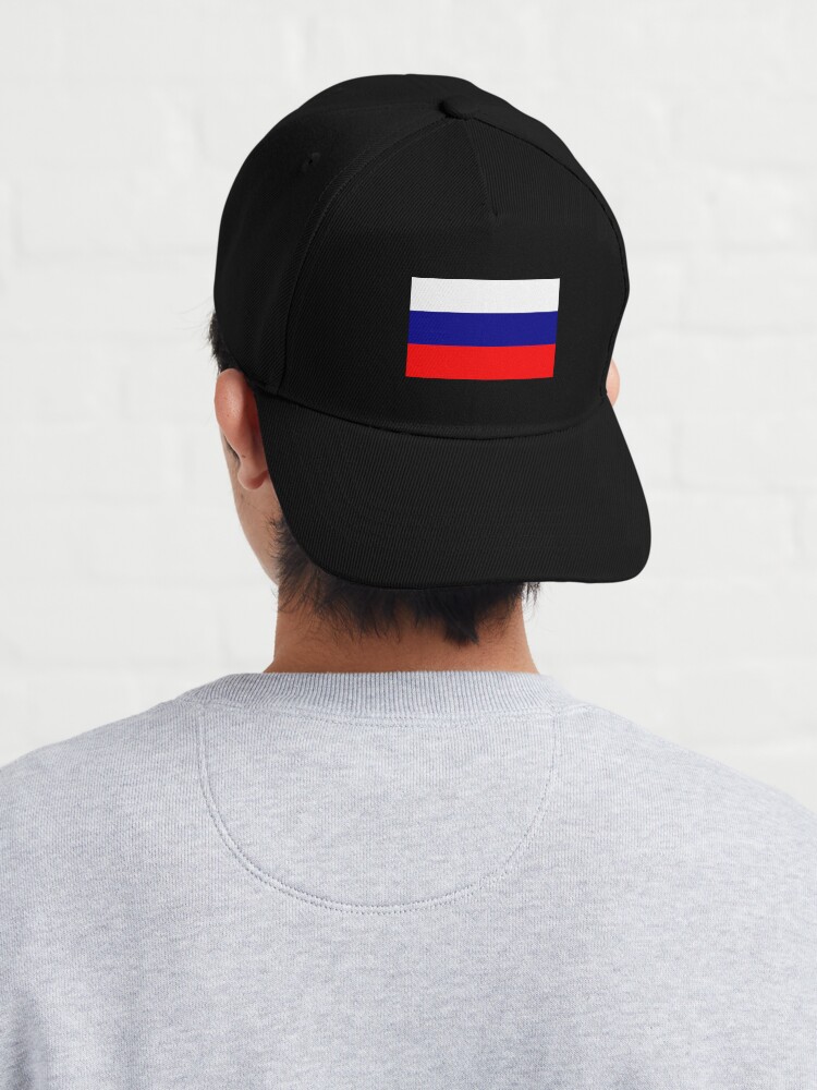 Russia Flag Russian Map Flag T-Shirt Gift for' Trucker Cap