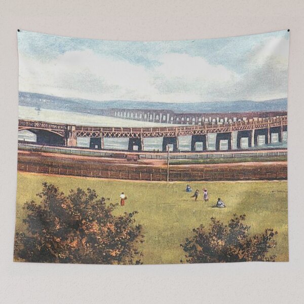 Item preview, Vintage Illustration of Tay Bridge, Dundee designed and sold by yourscotland.