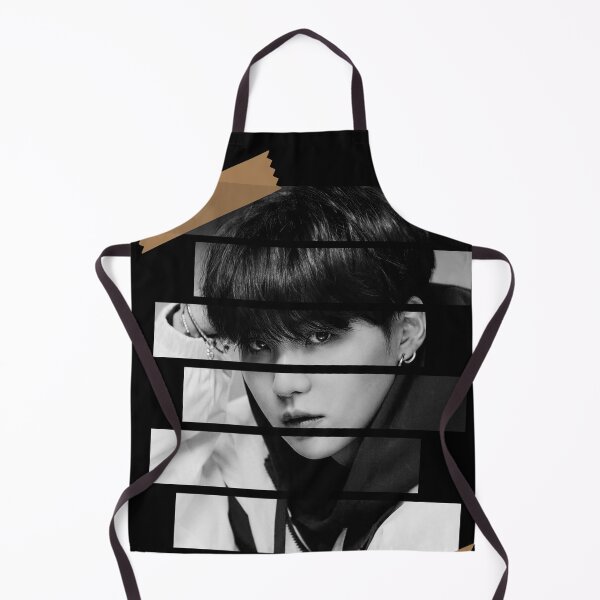 Item preview, Min Yoongi BTS Suga Korean Kpop Monochrome Stripe Design designed and sold by Piosenka Art.