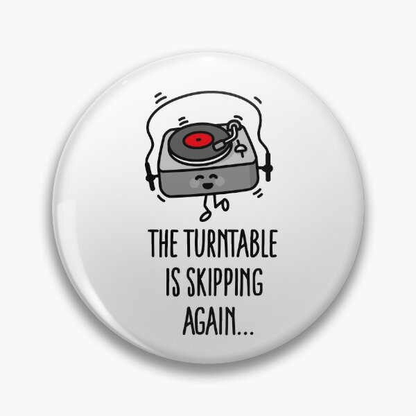 Item preview, Turntable is skipping again vintage vinyl record designed and sold by LaundryFactory.