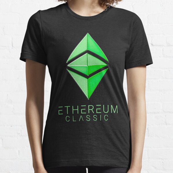 Ethereum Classic simple (green metal) Essential T-Shirt