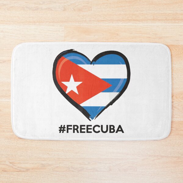 Item preview, Free Cuba Heart Cuban Flag SOS Cuba Libre designed and sold by designbychow.