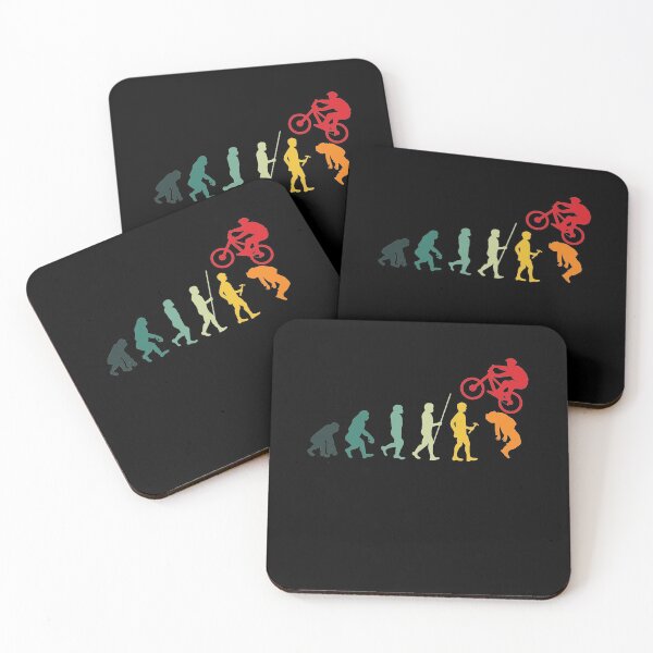 Item preview, Cyclist Evolution Funny Bike Gift MTB / BMX designed and sold by Lenny Stahl.