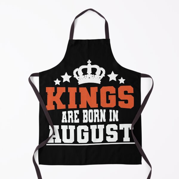 Item preview, Kings are born in August - black designed and sold by Sagar Karki.