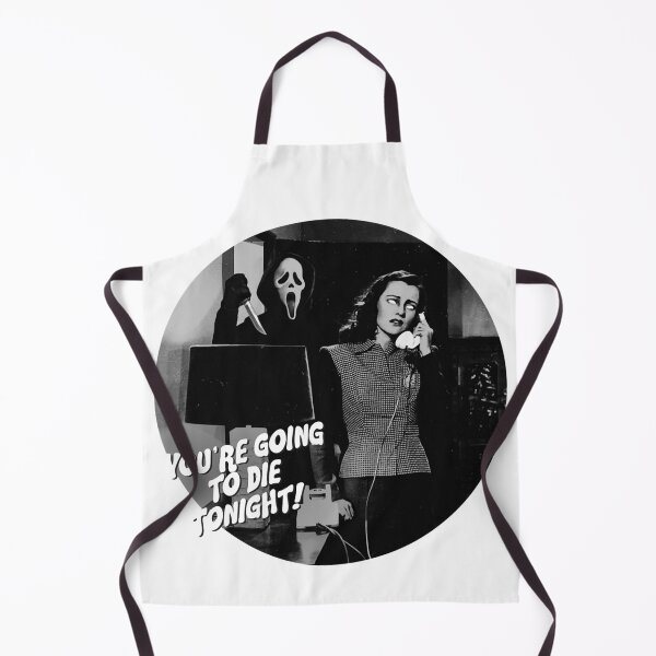 Item preview, Ghostface says quot You're going to die tonight! Scream Horror Halloween New How Scary Wake Up Slasher Sweat Funny designed and sold by ScreamHalloween.