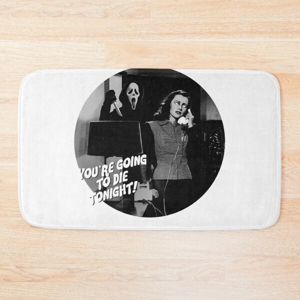 Item preview, Ghostface says quot You're going to die tonight! Scream Horror Halloween New How Scary Wake Up Slasher Sweat Funny designed and sold by ScreamHalloween.