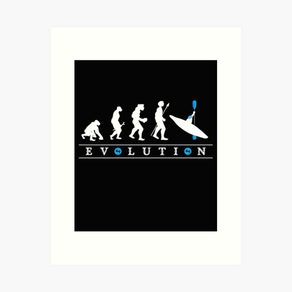 Item preview, Funny Canoe Evolution, Kayak Evolution for Canoe Enthusiasts and Kayakers designed and sold by Click-Like.