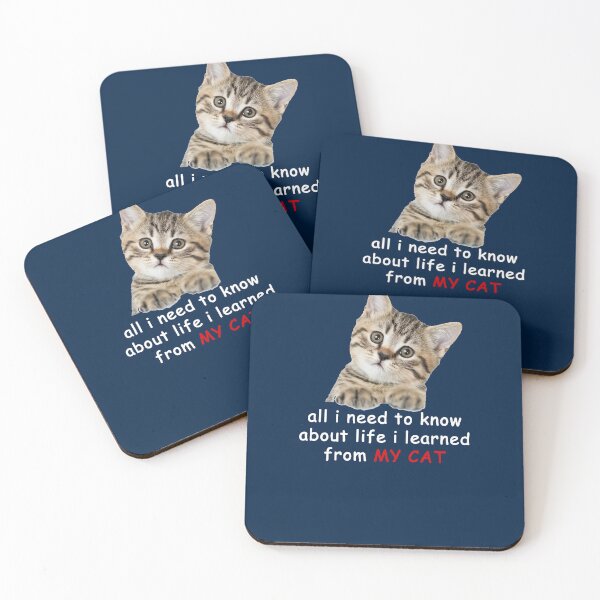Item preview, all i need to know about life i learned from my cat designed and sold by HamzaAD02.