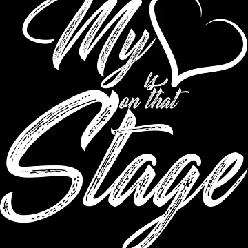 Vorschaubild zum Design My Heart Is On That Stage Dance Recital Ballet Dance Mom Gear von DynamicDesign