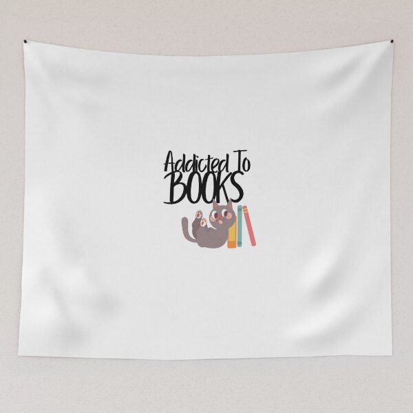 Item preview, ADDICTED TO BOOKS designed and sold by RetroPlaceee.